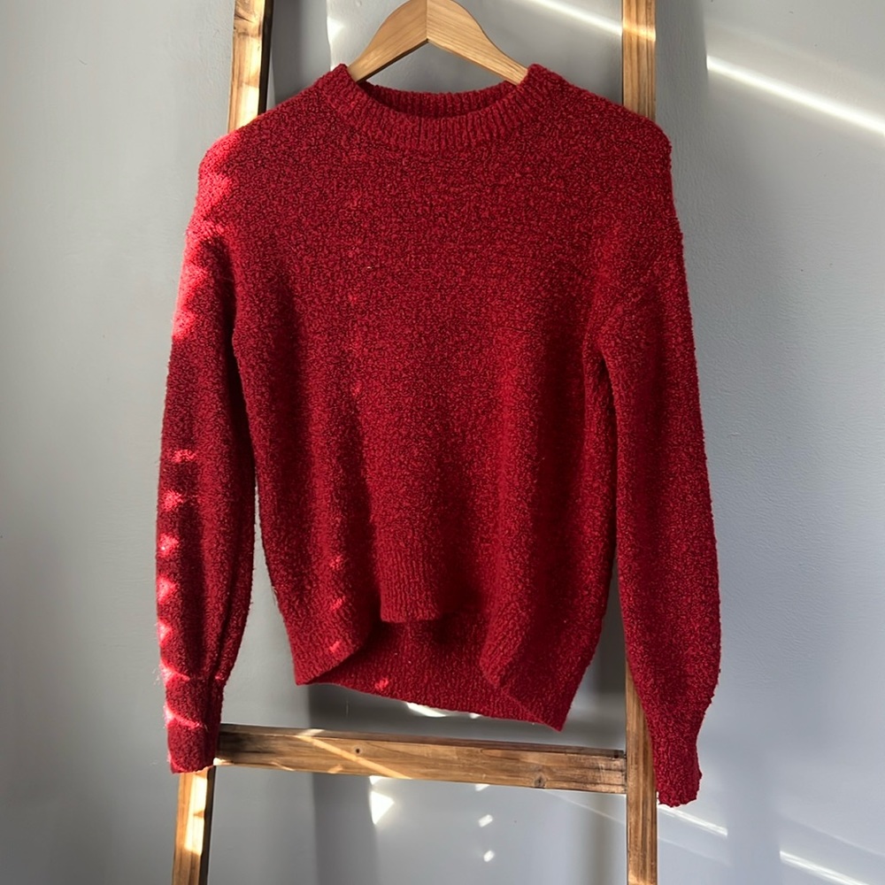 Red old navy sweater size XS